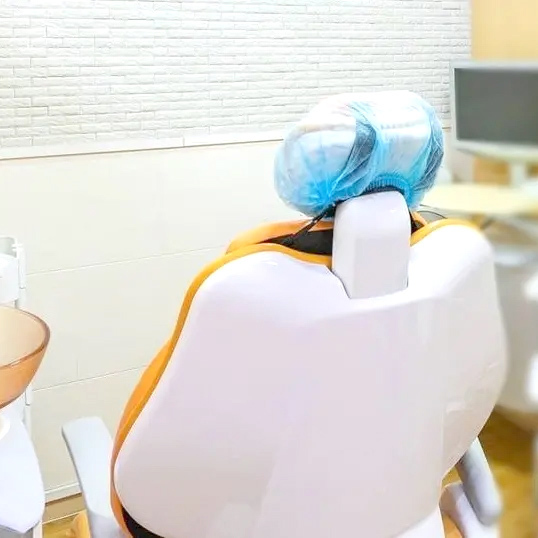 矯正の進み具合を確認するために使う診療室の写真